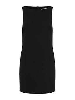 Black crepe mini shift dress Womens Apparel - Dresses Matteau    - Collagerie