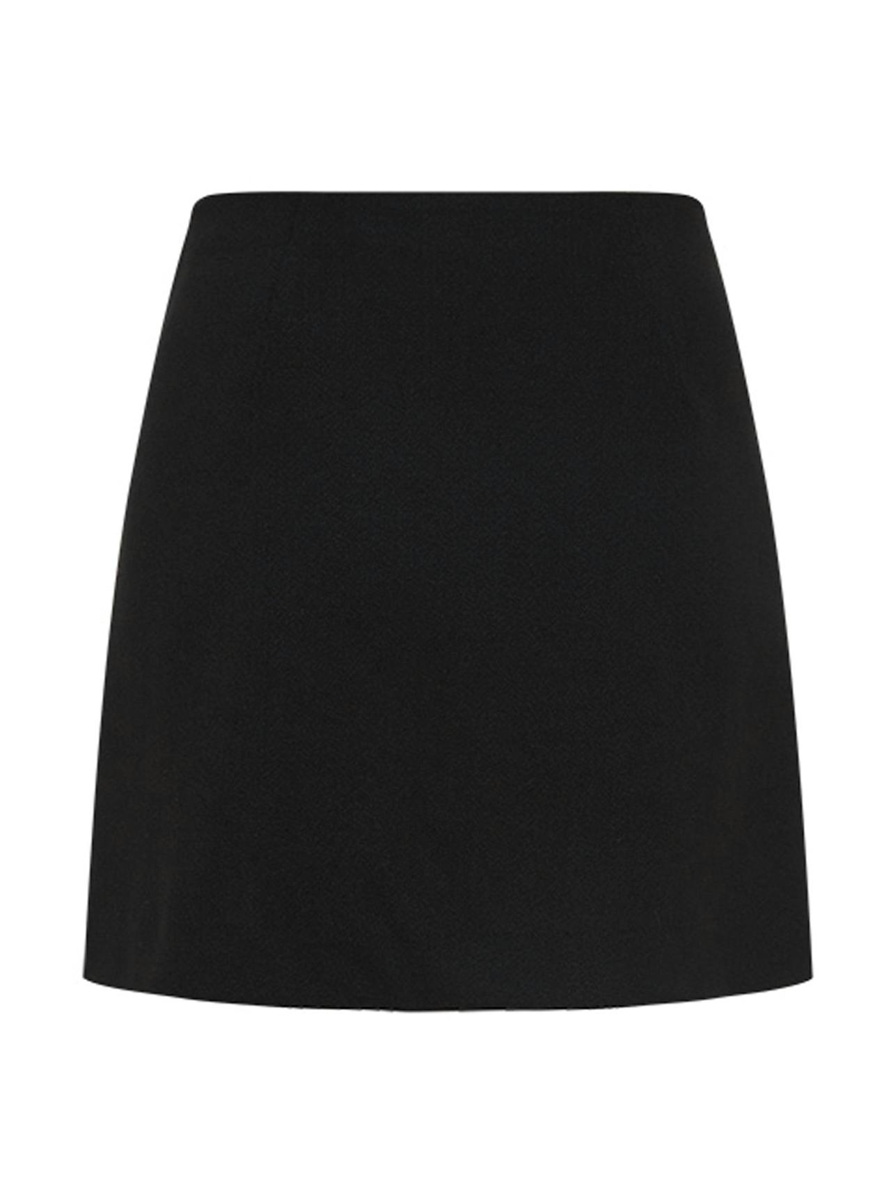 Black crepe mini skirt Womens Apparel - Skirts Matteau    - Collagerie