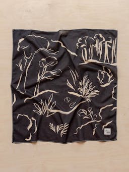 TBCo x Abisola Omole Wilderness Cotton Scarf Style > Womens Scarves > Cotton Scarves > Square TBCo    - Collagerie