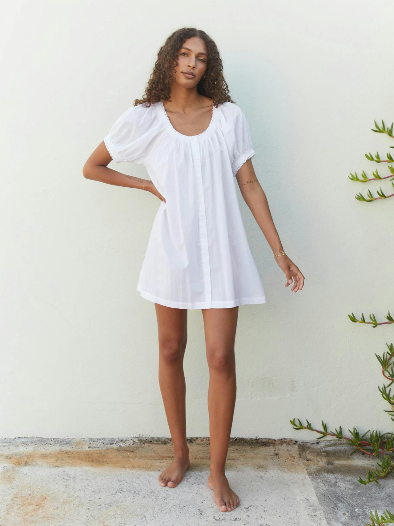 Cotton Caitlyn nightdress  If Only If    - Collagerie