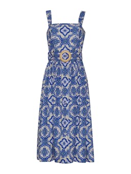 Belle tile blue Candace dress Dresses Cara Cara    - Collagerie