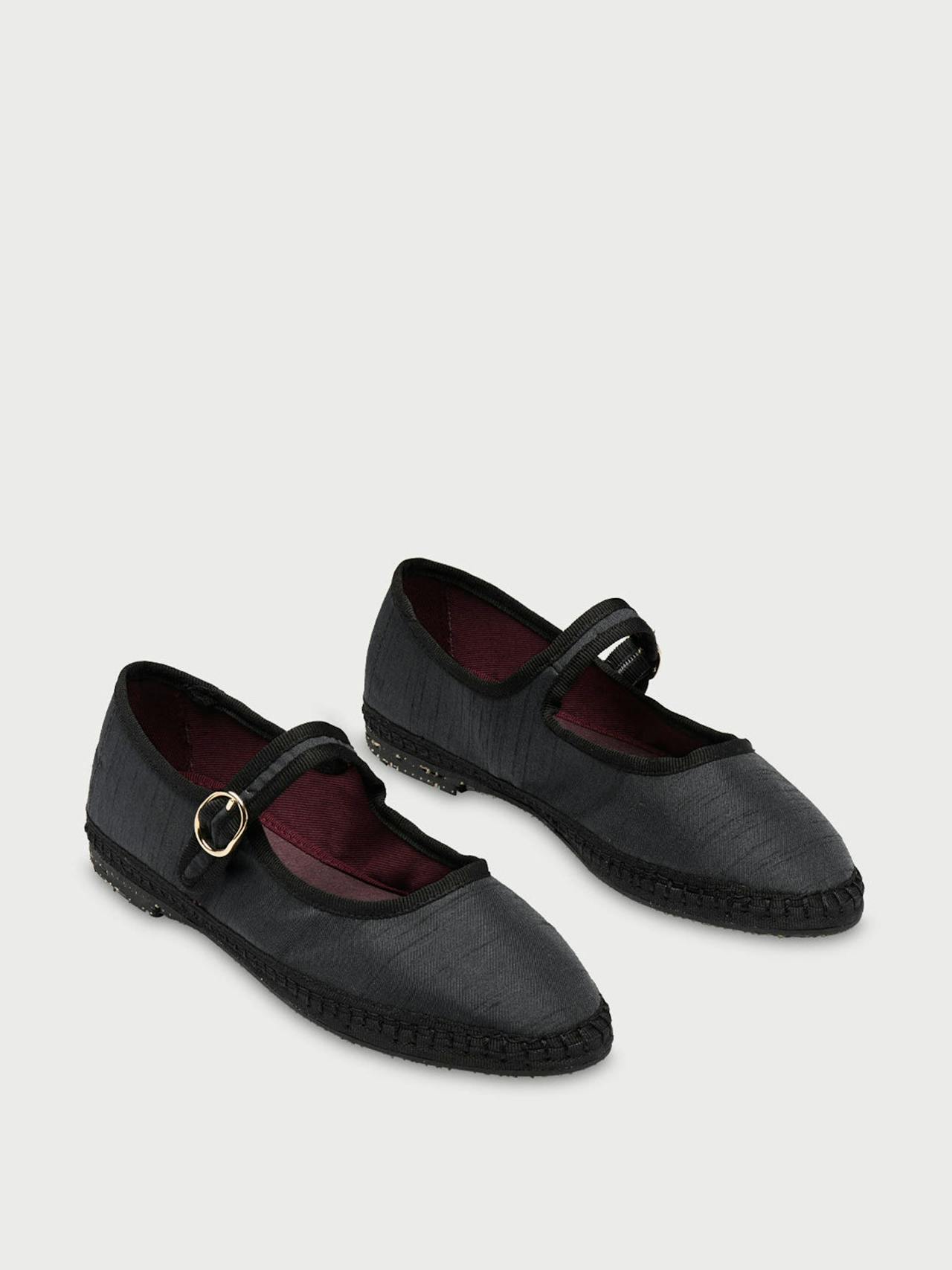 Black Caufield Mary Jane flats Mary Jane Flabelus    - Collagerie