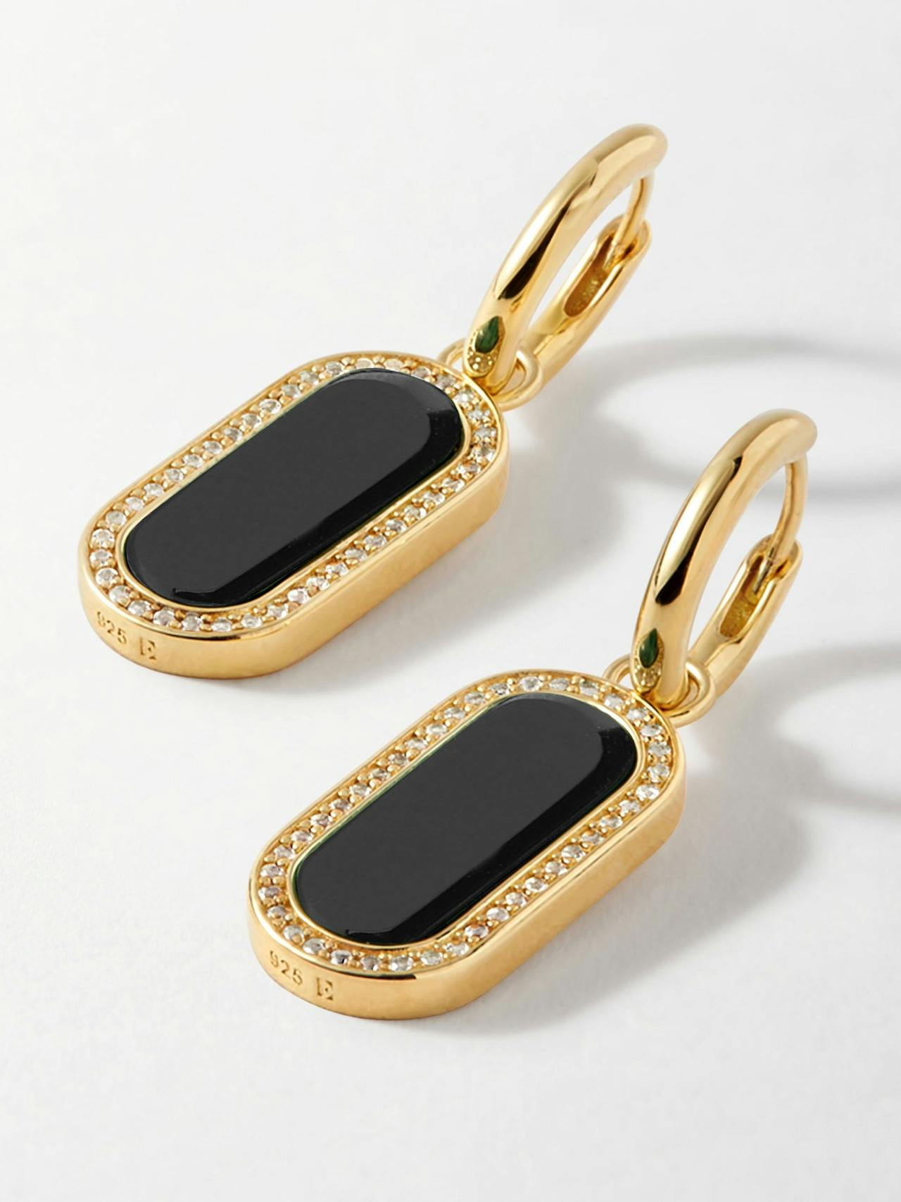 Black onyx drop earrings Earrings Edge of Ember    - Collagerie