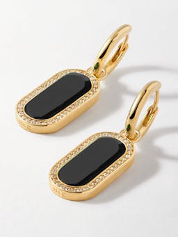 Black onyx drop earrings Earrings Edge of Ember    - Collagerie