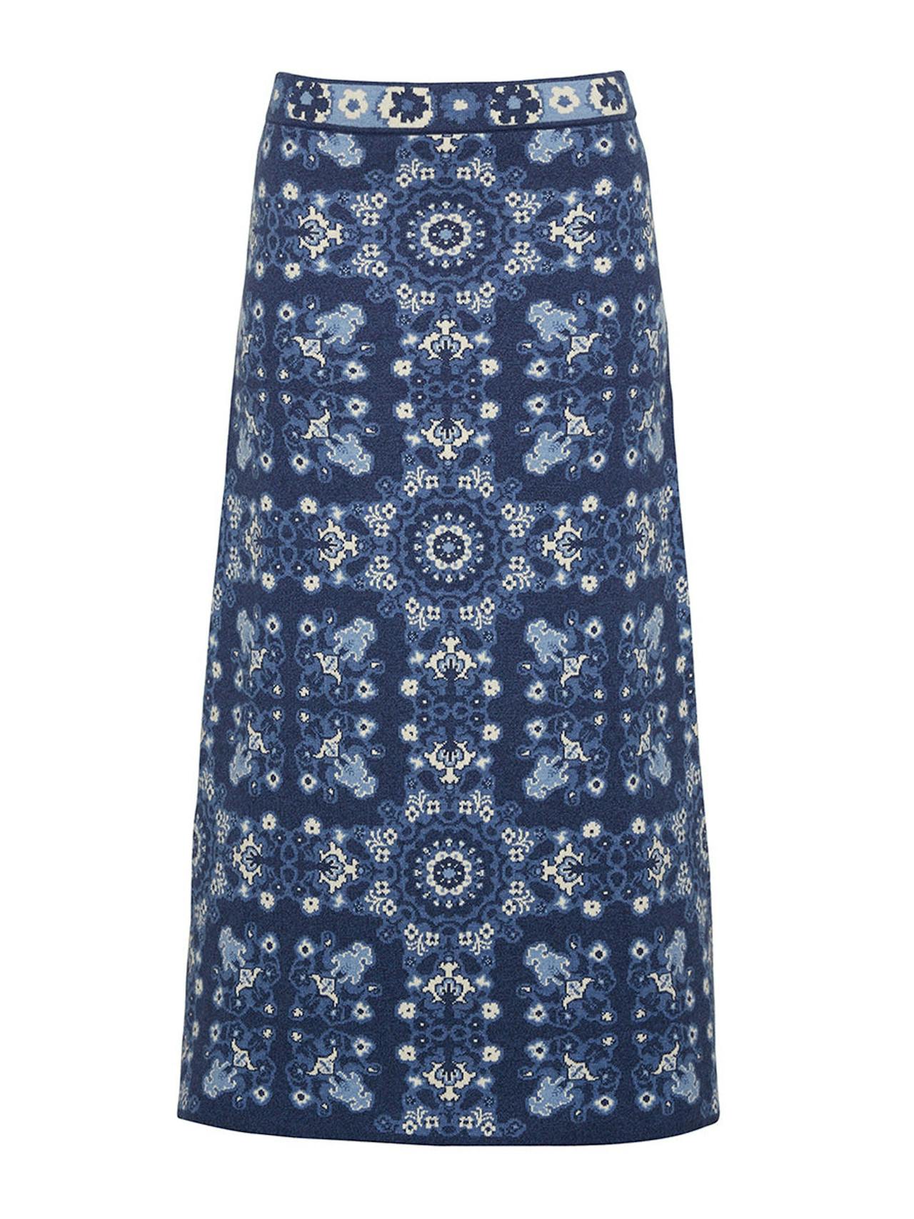 Blue rita tile Clara skirt Skirts Cara Cara    - Collagerie