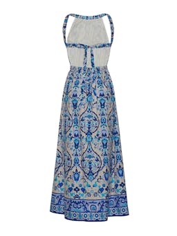 Damask blue Colomba dress Dresses Cara Cara    - Collagerie