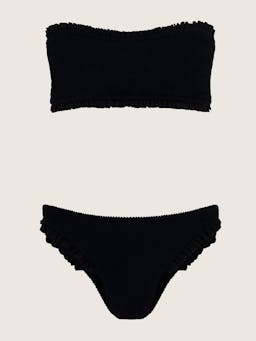 Black Osiris frill bikini Bikini Hunza G    - Collagerie