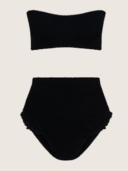 Black Tracey frill bikini Bikini Hunza G    - Collagerie