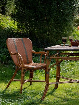 Emerson outdoor dining chairs, set of 2 Rattan Sharland England    - Collagerie