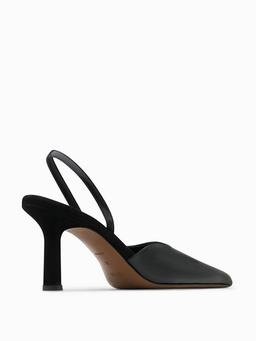 Black Dracu peep toe pumps Pump,Heel NEOUS    - Collagerie