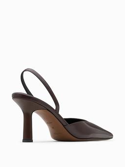 Dark chocolate Dracu peep toe pumps Pump,Heel NEOUS    - Collagerie