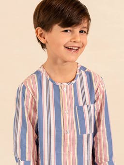 Victor shirt multistripe seersucker Baby Clothing Amaia    - Collagerie