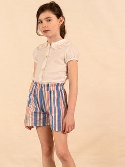 Freesia short multistripe seersucker Child Clothing Amaia    - Collagerie