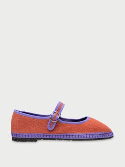 Orange D'Artagnan Mary Jane flats Mary Jane Flabelus    - Collagerie