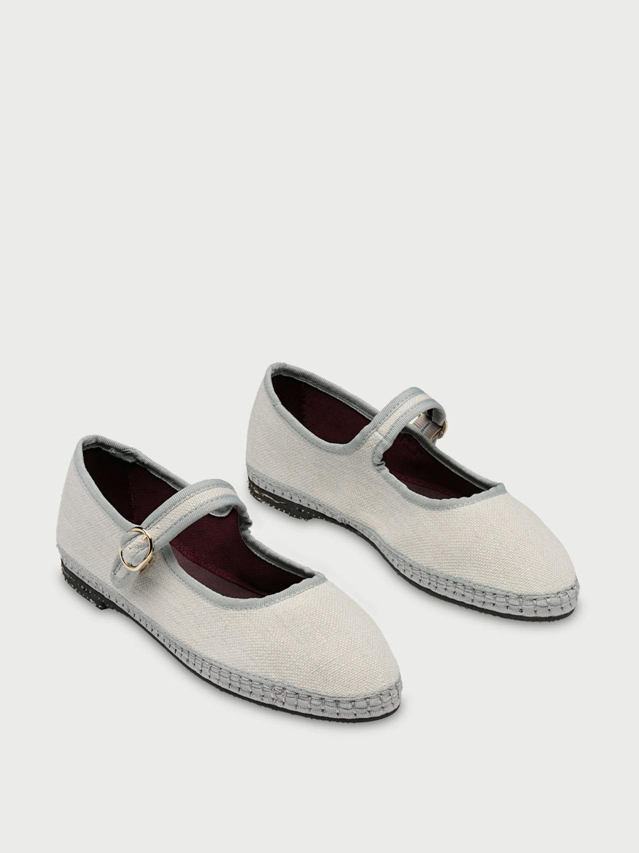 White Dalloway Mary Jane flats Mary Jane Flabelus    - Collagerie