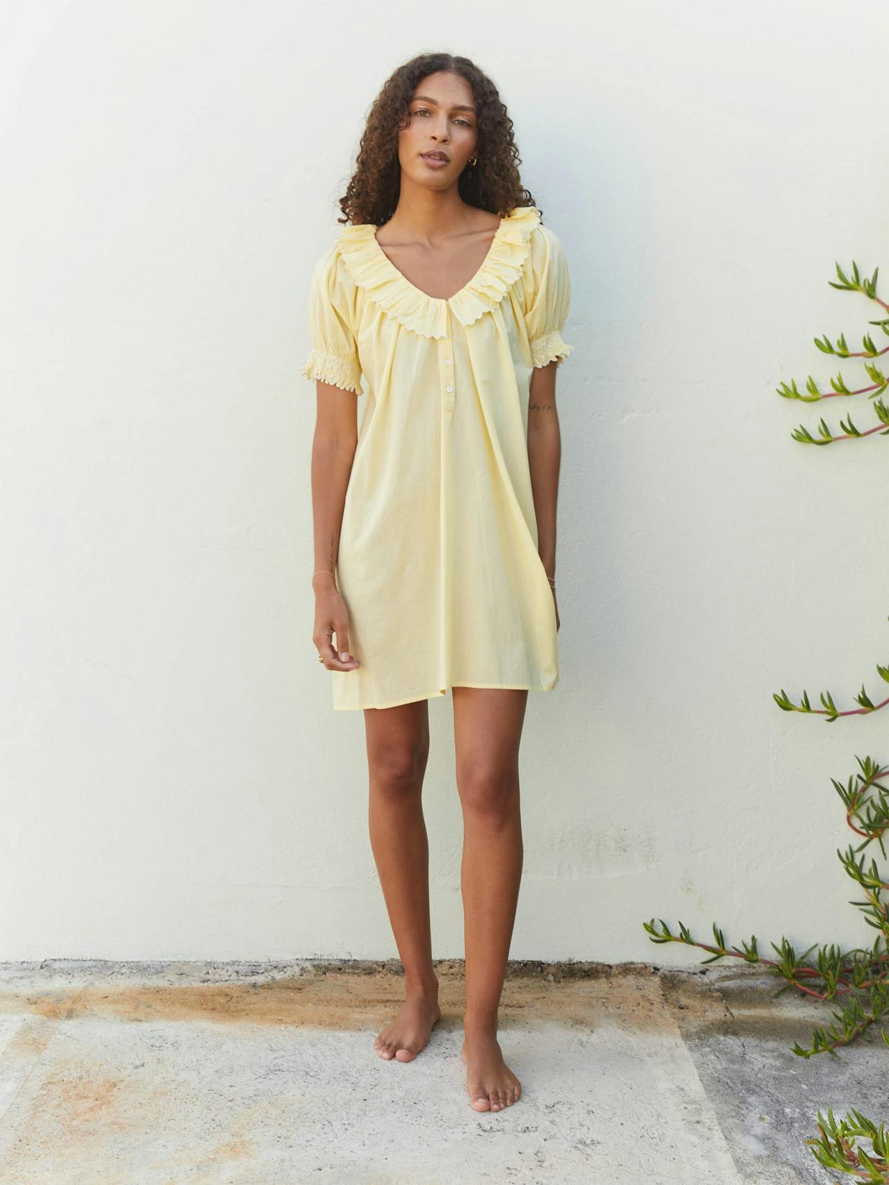 Cotton Dilli Primrose nightdress  If Only If    - Collagerie