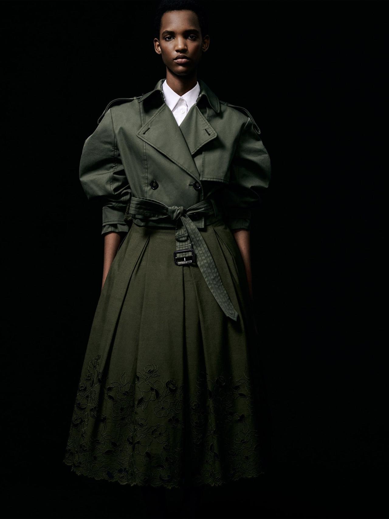 Hybrid trench coat PF24_F1C3_GCTW Erdem    - Collagerie