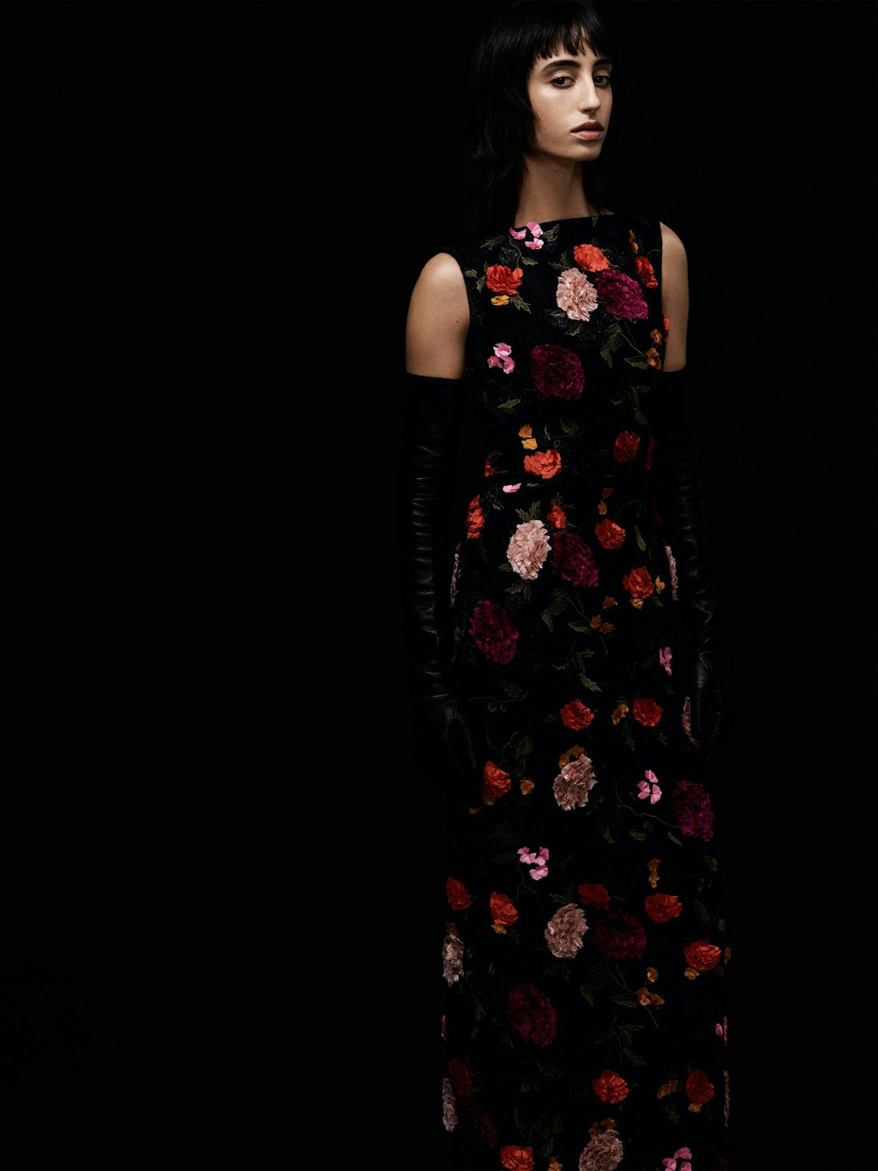 Sleeveless aline gown PF24_F1G1_BMJQ Erdem    - Collagerie