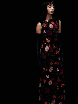 Sleeveless aline gown PF24_F1G1_BMJQ Erdem    - Collagerie