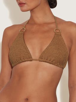 Metallic cocoa Eva bikini Bikini Hunza G    - Collagerie