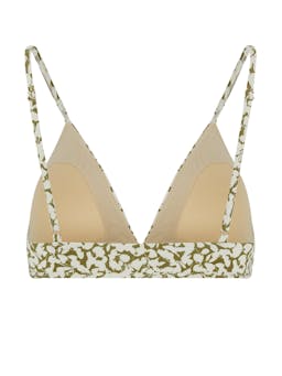 Sabine bikini top in ditsy green BIKINI TOPS Evarae    - Collagerie