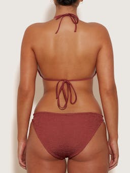 Metallic rosewood Eva bikini Bikini Hunza G    - Collagerie