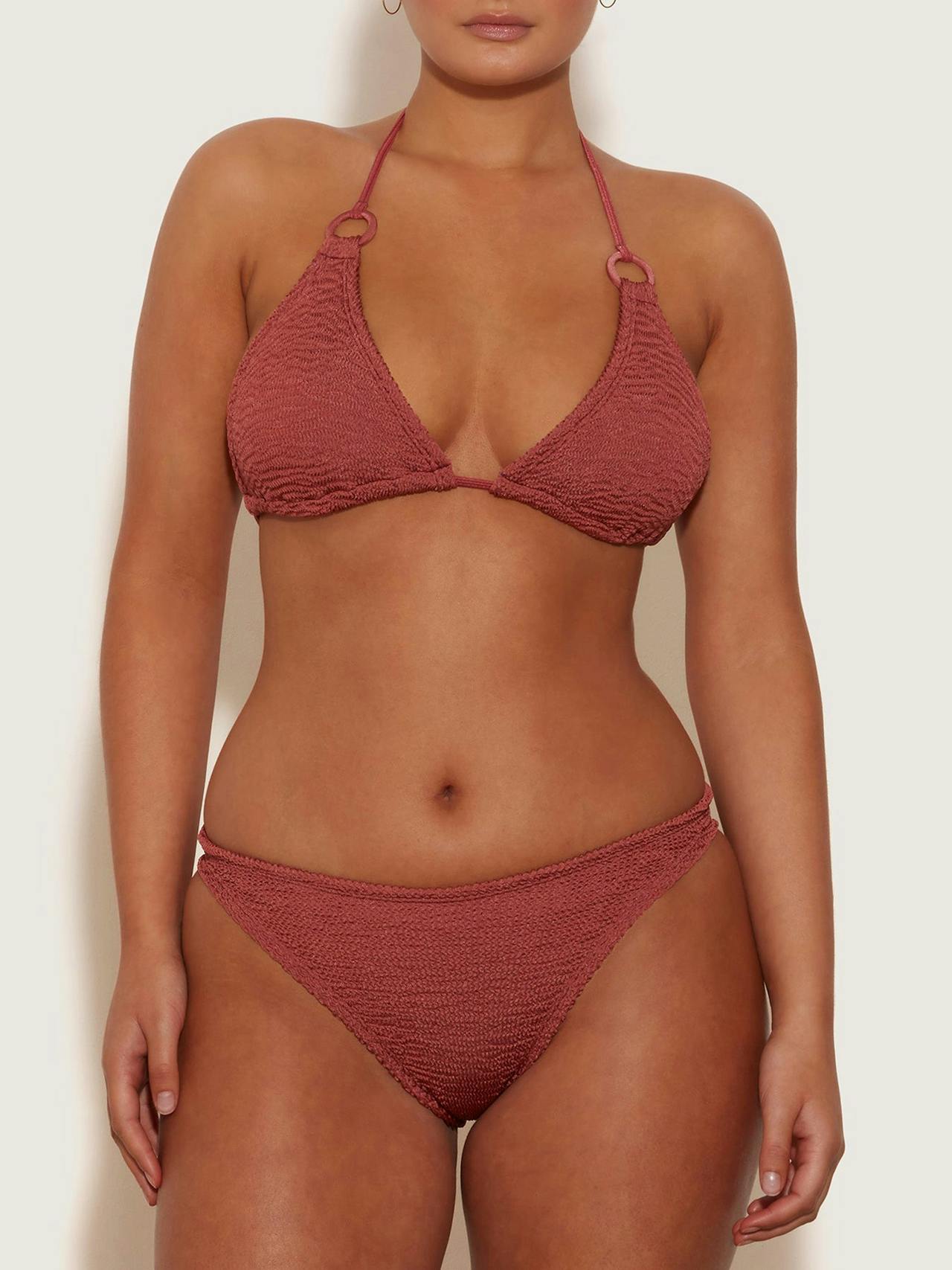 Metallic rosewood Eva bikini Bikini Hunza G    - Collagerie