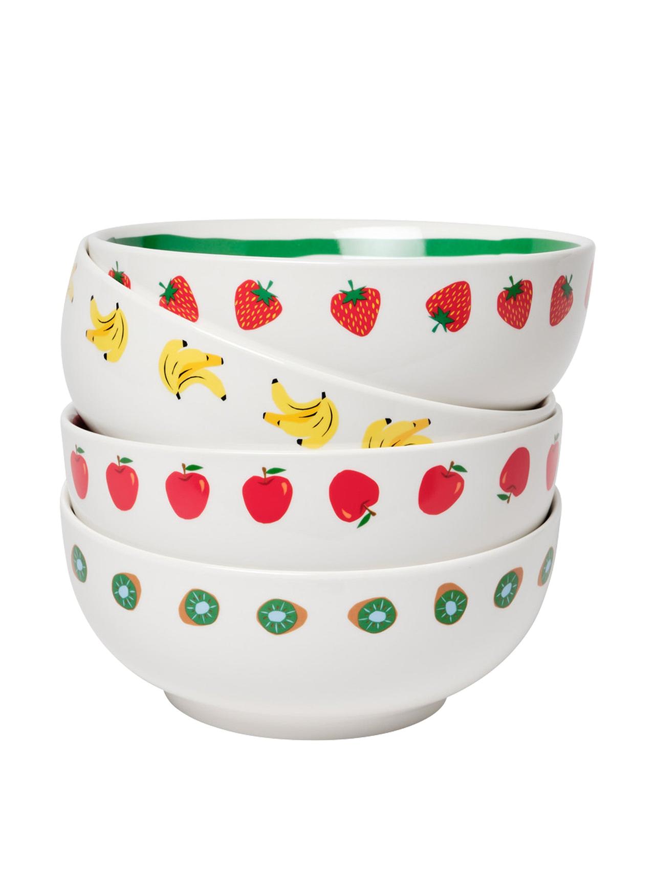 Fruit bowls, set of 4