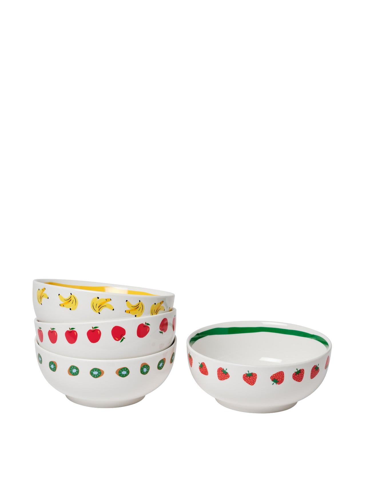 Fruit bowls, set of 4  In the Roundhouse    - Collagerie