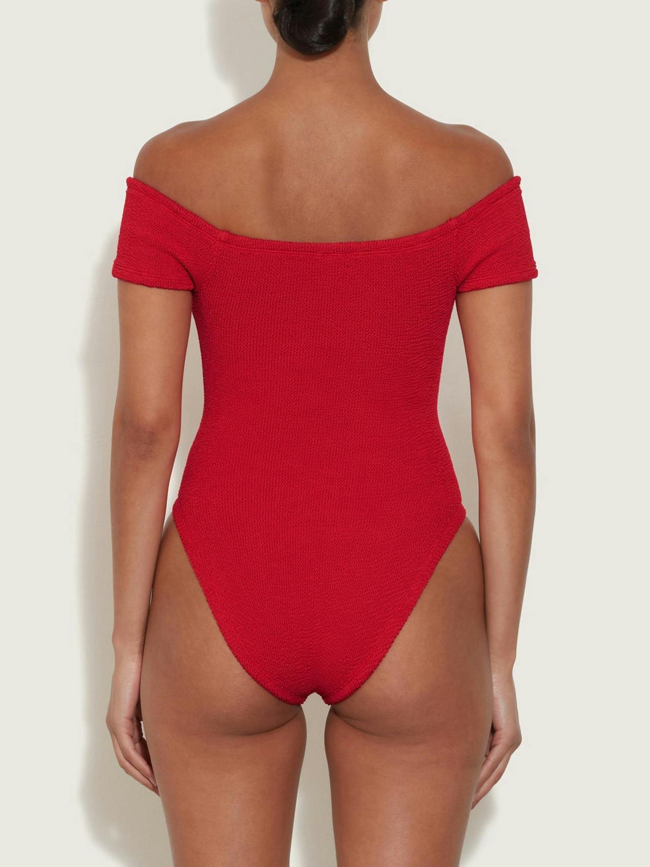 Red Grace swimsuit Swimsuit Hunza G    - Collagerie