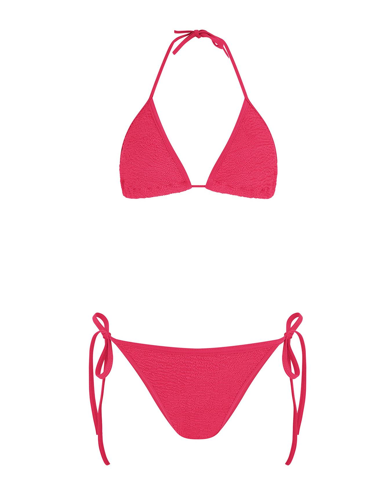 Metallic raspberry Gina bikini