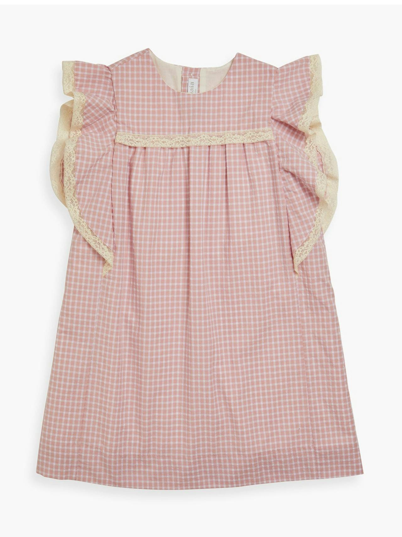 Dusty pink check Gordes dress Baby & Child Clothing Amaia    - Collagerie