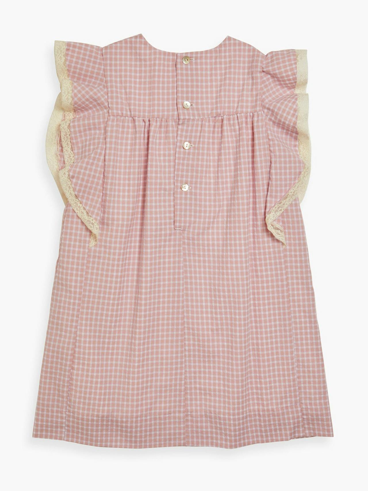 Dusty pink check Gordes dress Baby & Child Clothing Amaia    - Collagerie