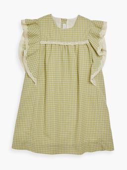 Sage green check Gordes dress Baby & Child Clothing Amaia    - Collagerie