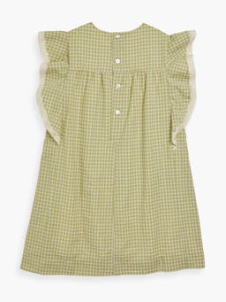 Sage green check Gordes dress Baby & Child Clothing Amaia    - Collagerie