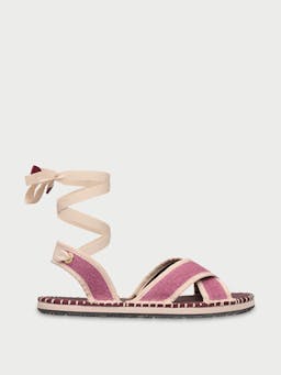 Plum Greenwood flats Sandal Flabelus    - Collagerie