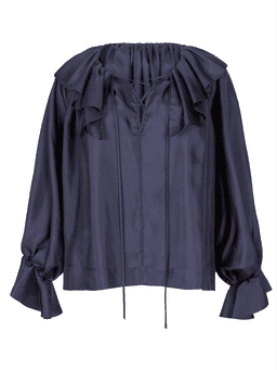 Louisa silk twill blouse Blouses Mondo Corsini    - Collagerie