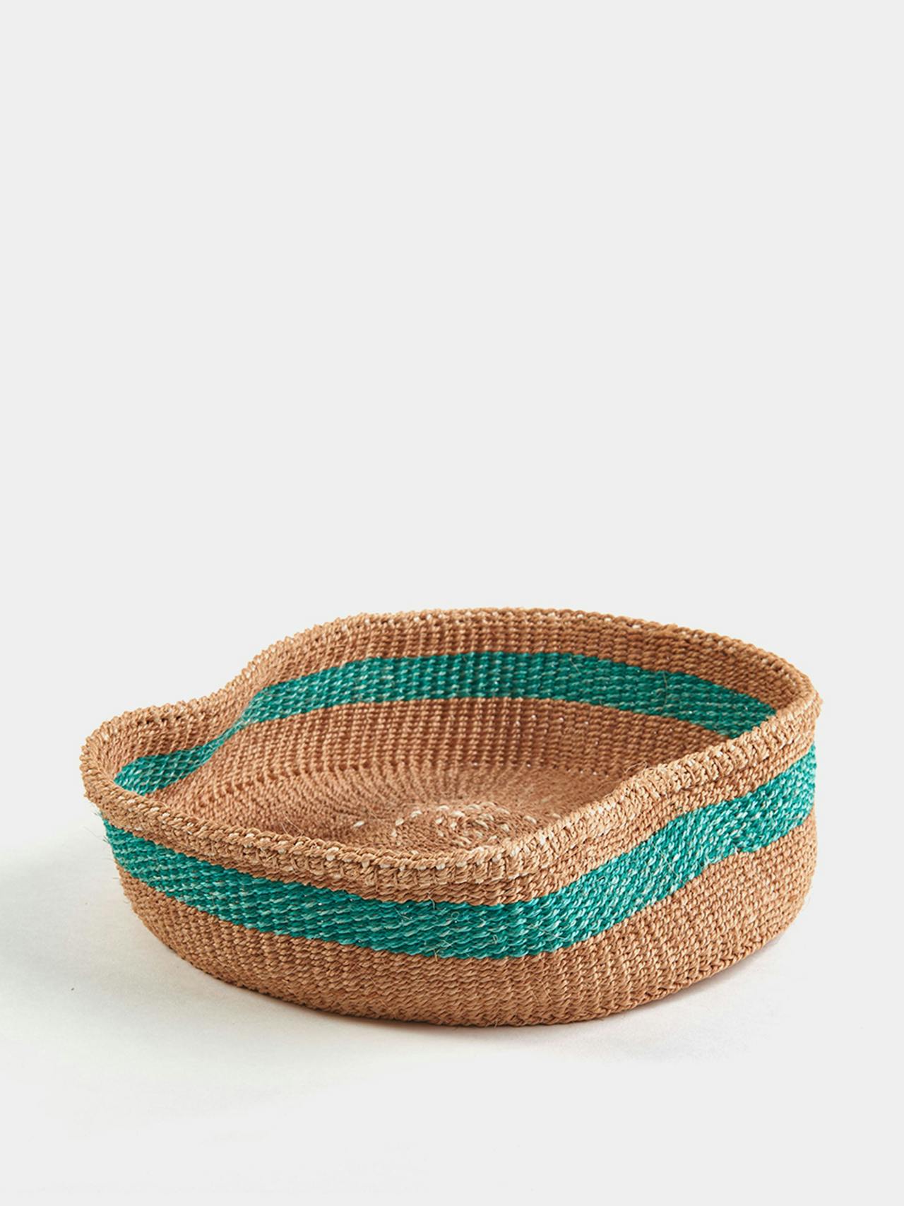 Sisal bread basket in blush 1 Basket Hadeda    - Collagerie