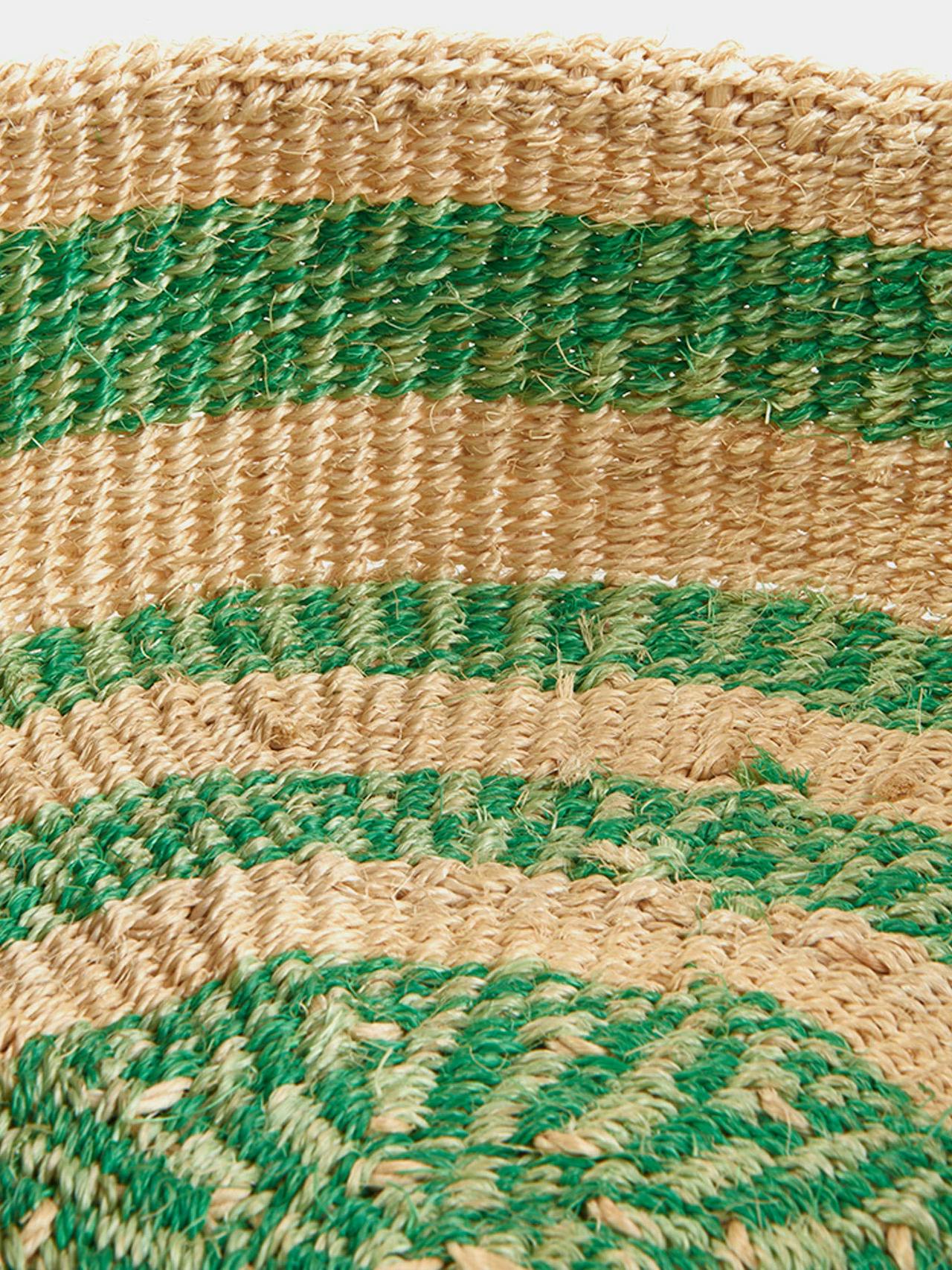 Sisal bread basket in earth 2 Basket Hadeda    - Collagerie