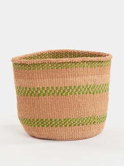 Small practical weave basket, 3 Basket Hadeda    - Collagerie