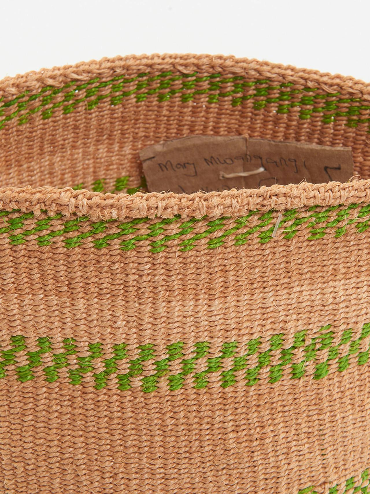 Small practical weave basket, 3 Basket Hadeda    - Collagerie