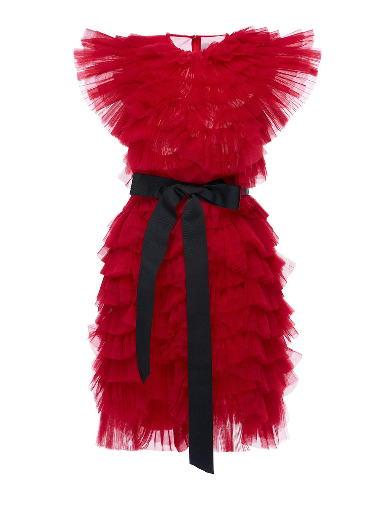 Gianna dress red tulle