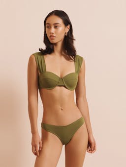 Lela bikini bottoms in avocado green BIKINI BOTTOMS Evarae    - Collagerie