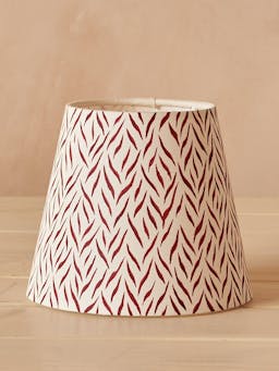 Plum zebra lampshade Interiors Hum London    - Collagerie