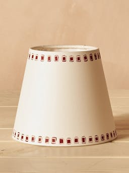 Plum gemstone trim lampshade Interiors Hum London    - Collagerie