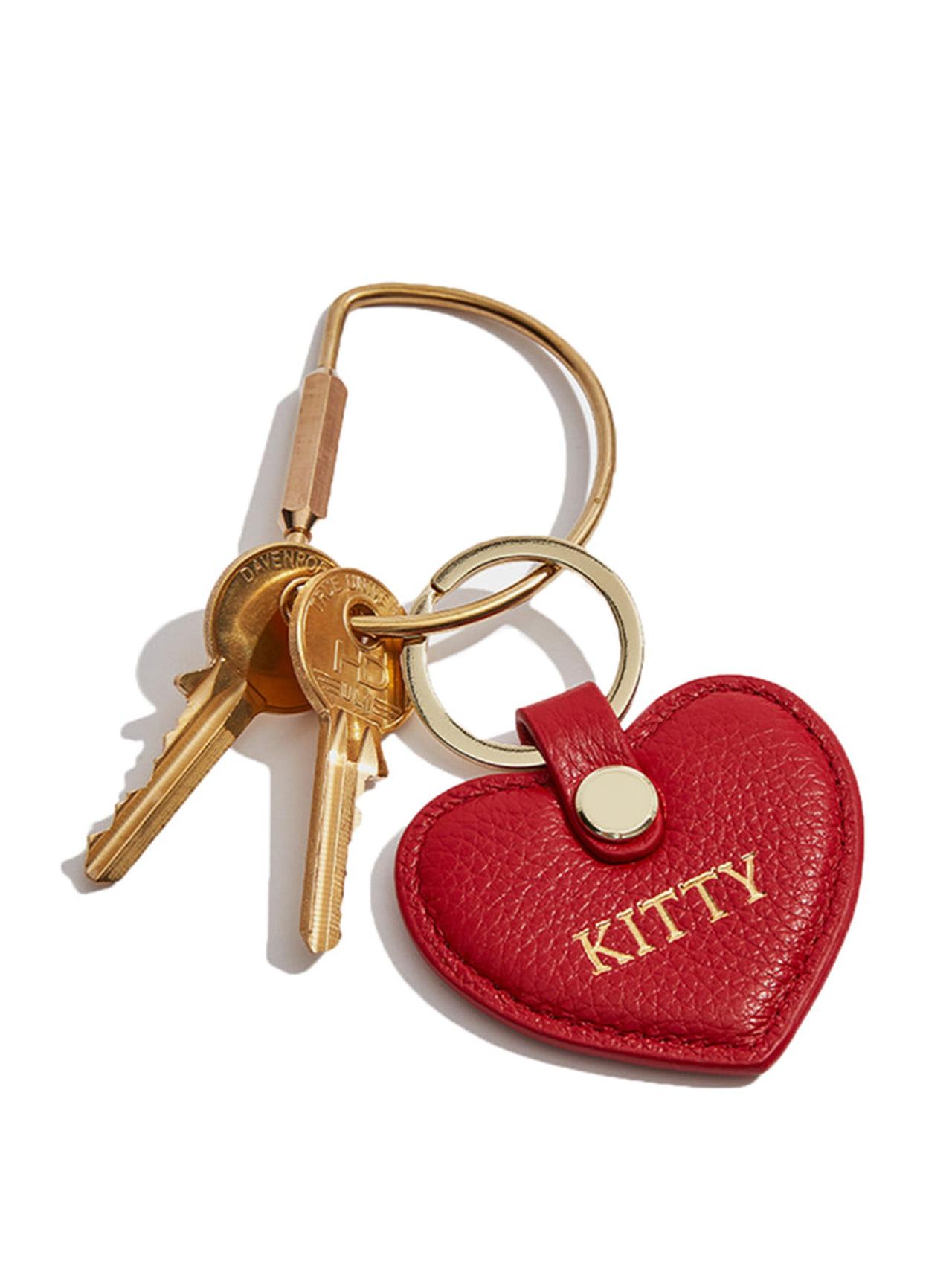 Heart keyring 1.4 - LEATHER ACCESSORIES Not Another Bill    - Collagerie