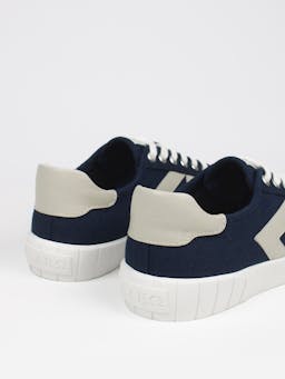 The Helios navy and beige trainers Trainers > Sneakers > Shoes Sans Matin    - Collagerie