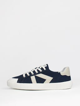 The Helios navy and beige trainers Trainers > Sneakers > Shoes Sans Matin    - Collagerie