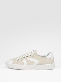 The Helios beige and white trainers Trainers > Sneakers > Shoes Sans Matin    - Collagerie