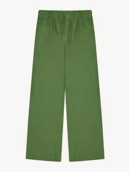 The palazzo hemp, green Trousers With Nothing Underneath    - Collagerie